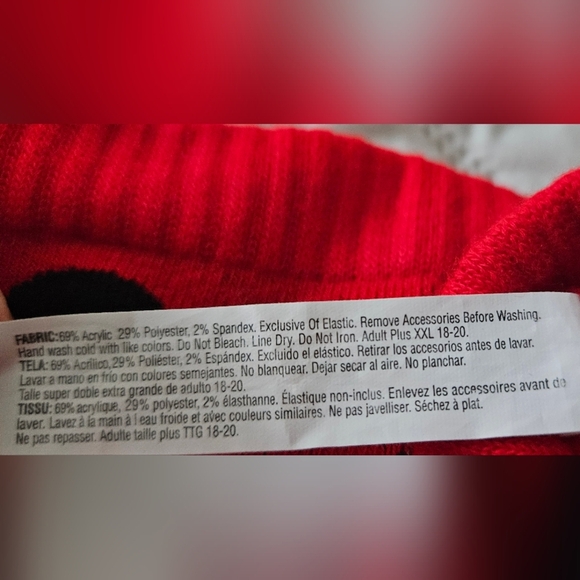 🌟Ladybug Print Red and Black Polka Dot Leg Warmers / Socks🌟 - Picture 4 of 4